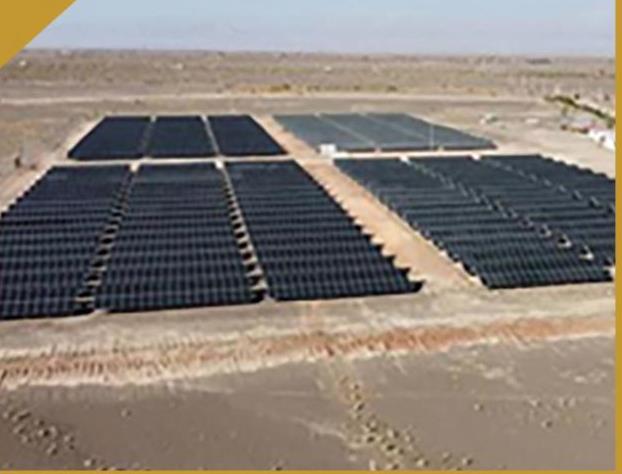 نیروگاه خورشیدی ۶ مگاواتی شرکت سولار انرژی طاها در رفسنجان کرمان